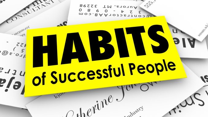 Habits of Successful People Business Cards