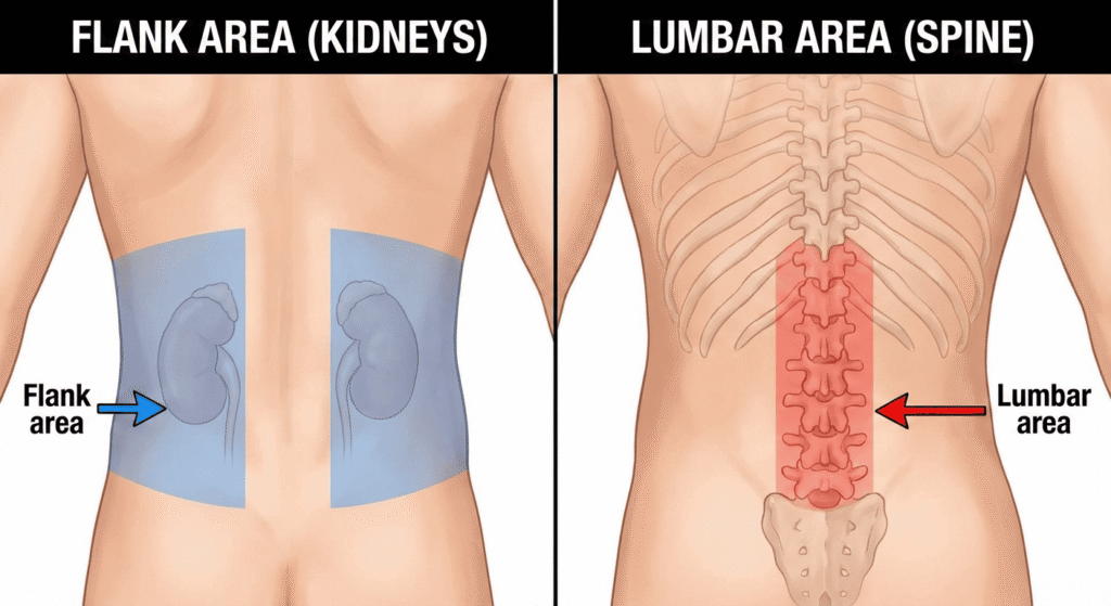 Parts of the Body Where You May Feel Pain If Your Kidneys Have Problems